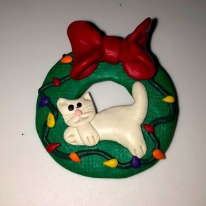 Christmas Cat Pin